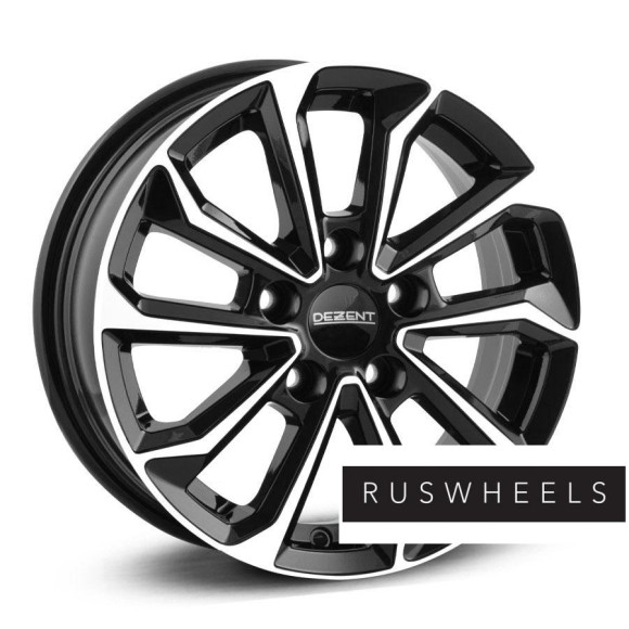 Диски Dezent R17 / 7J PCD 5x108 ЕТ 50 ЦО 63.4 KS black polished