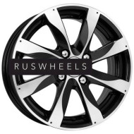 Диски КИК 6x15/4x108 ET50 D63,35 Джемини (КС617) Алмаз черный КС617